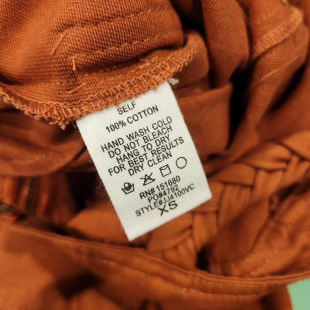 Vici She Is Unstoppable Cotton orange jumpsuit size XS - Picture 9 of 9